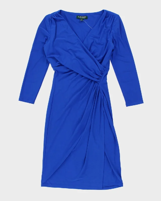 00s Ralph Lauren Blue Dress - S Breathable cotton pajama sets