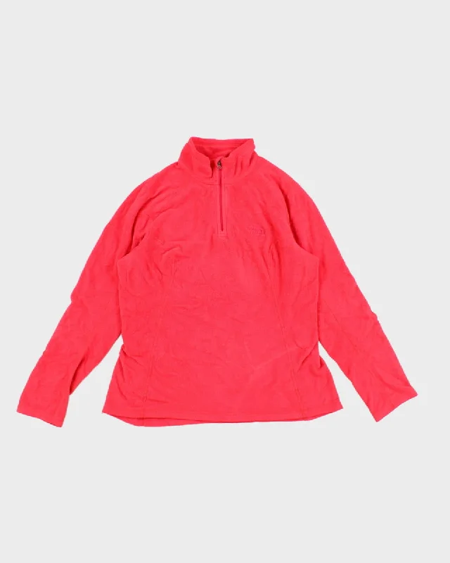 The North Face Pink Quarter Zip Fleece - M Fleece pajama sets