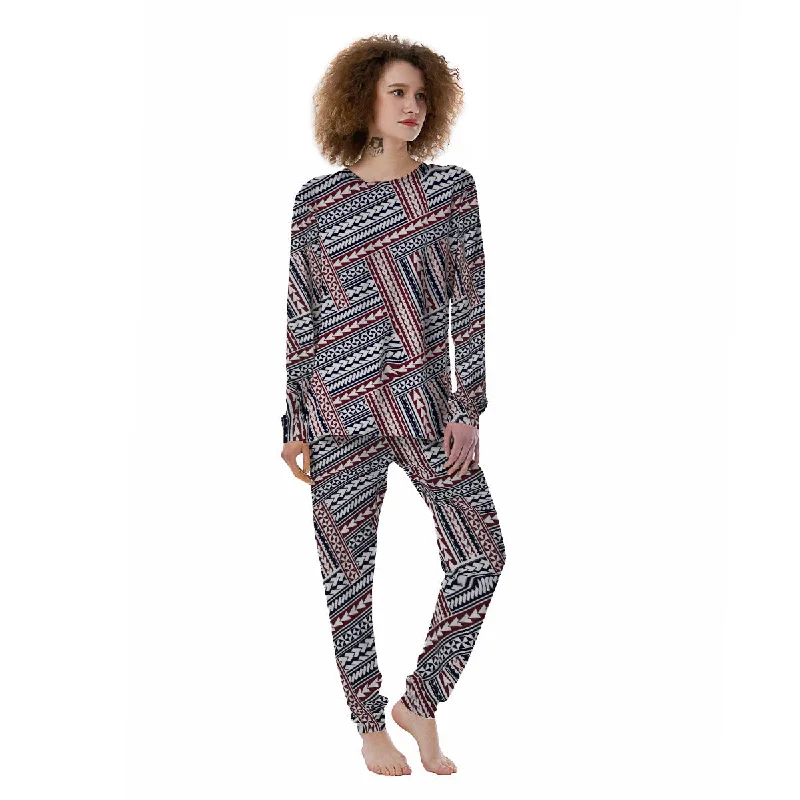 Tribal Maori Print Women's Pajamas Calvin Klein pajama sets