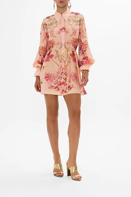 SHIFT SHIRT DRESS BLOSSOMS AND BRUSHSTROKES Romantic Lace Set