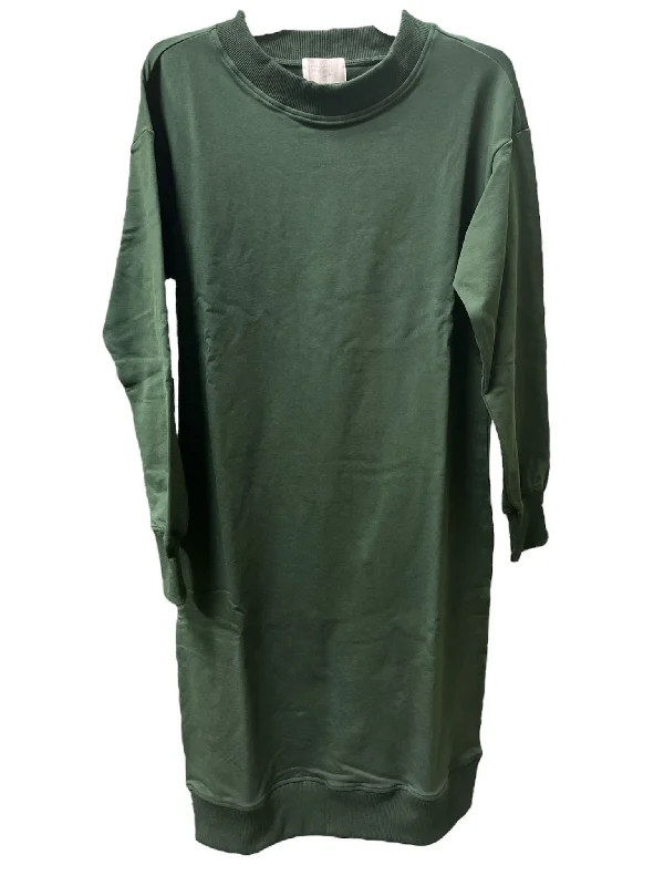 Green Sweater Dress Warm Robe Gown