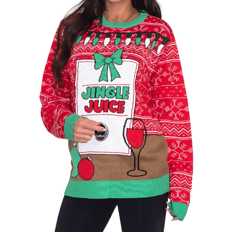 Jingle Juice Beverage Sweater Best sweaters for hiking