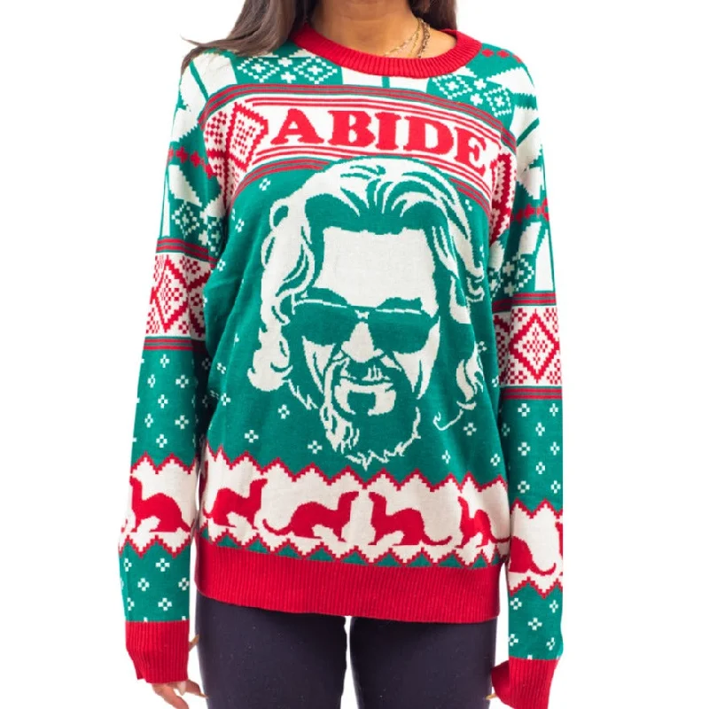 The Big Lebowski Dude Abide Marmot Bowling Ugly Christmas Sweater Must-have sweaters for this season