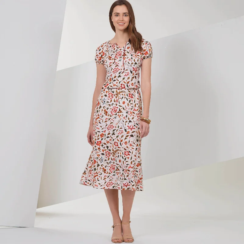 New Look Dress, Top and Skirt N6626 Must-have midi dresses for this season