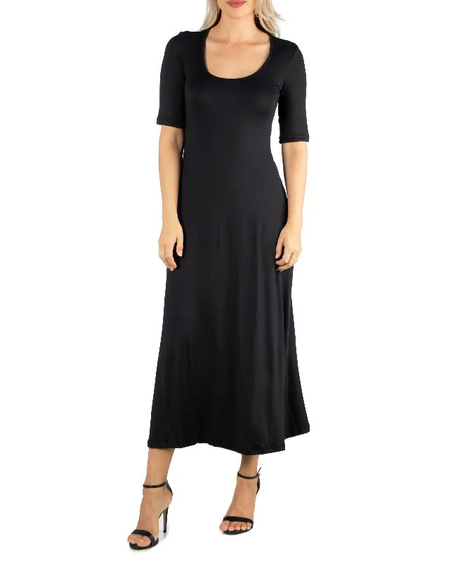 24seven Comfort Apparel Womens Casual Maxi Dress Sexy maxi dresses