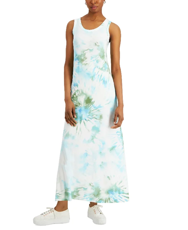 Style & Co Petite Tie Dye Maxi Dress Halter maxi dresses