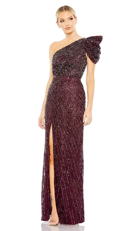 Mac Duggal - 5622 Draped Sleeve Sequined Gown ASOS party dresses