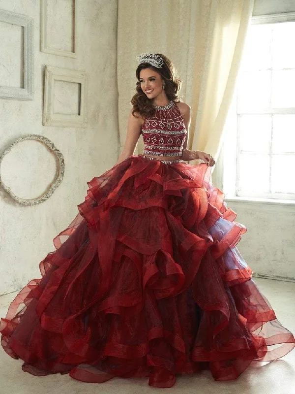 Quinceanera Collection - 26841 Three Piece Beaded Ruffled Ballgown Budget-friendly party dresses