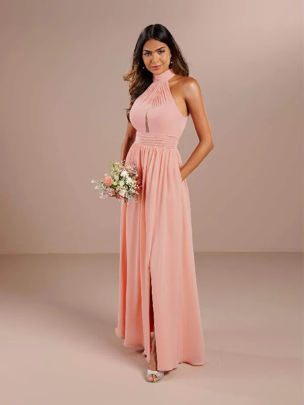 Christina Wu Celebration 22190 - Halter Pleated Dress Best-selling unclassified dresses