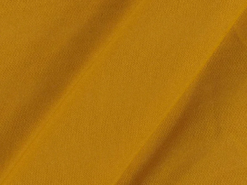 Mustard Plain Butter Crepe Fabric Satin unclassified dresses