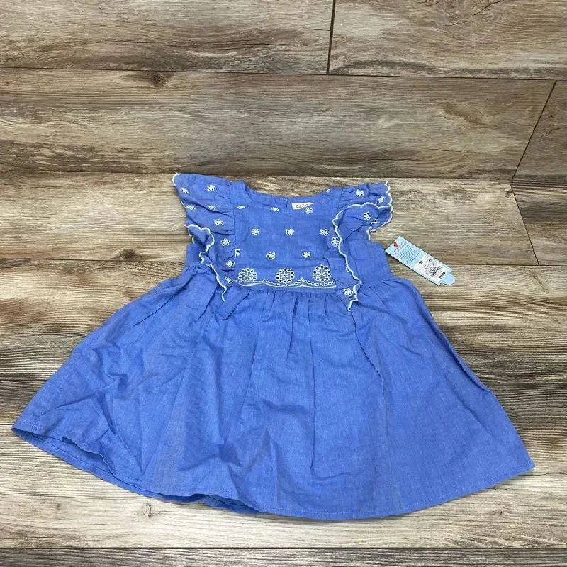 NEW Cat & Jack Chambray Eyelet Dress sz 3T Halter unclassified dresses