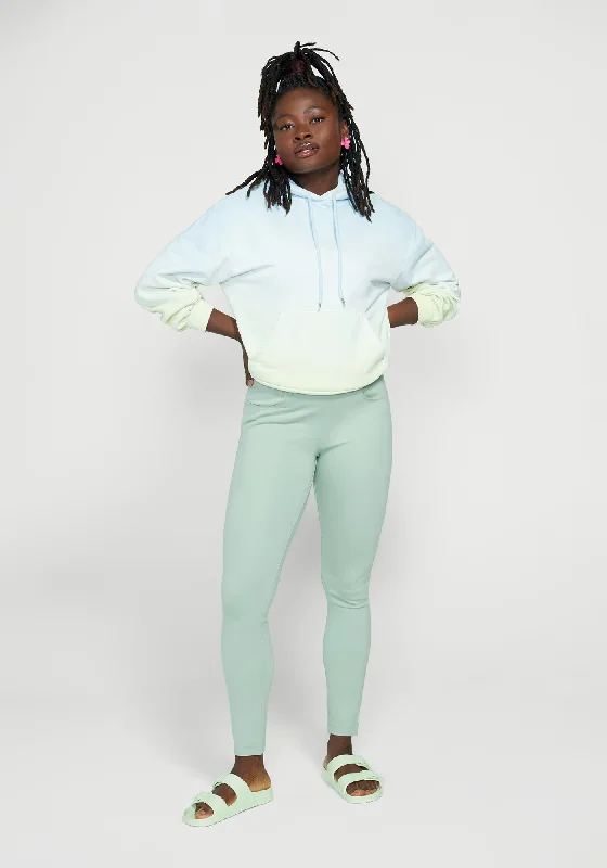 7-Pocket Dress Pant Yoga Pant | Skinny (Muted Mint) Pastel unclassified dresses