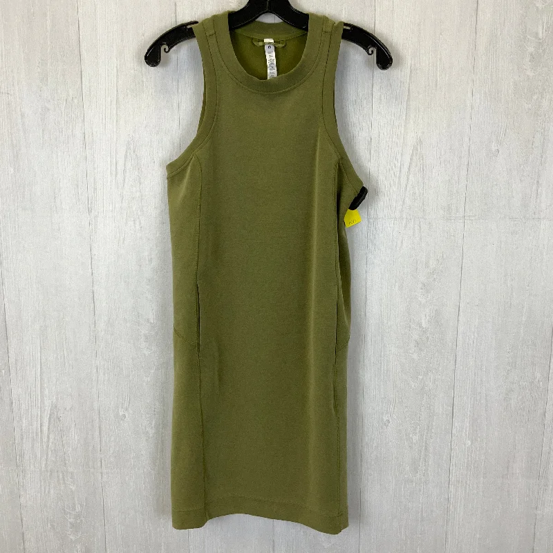 Athletic Dress By Lululemon In Green, Size: S Office unclassified dresses