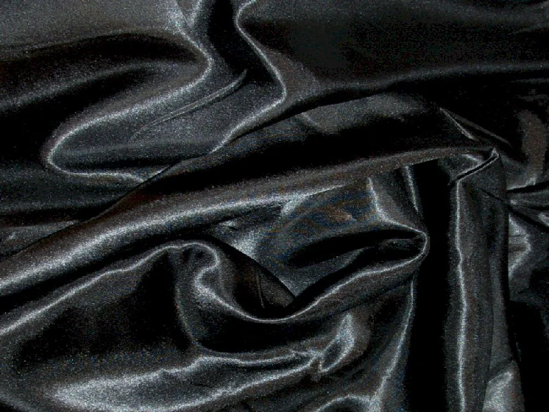 Black Silky Plain Japan Satin Fabric Trendy unclassified dresses