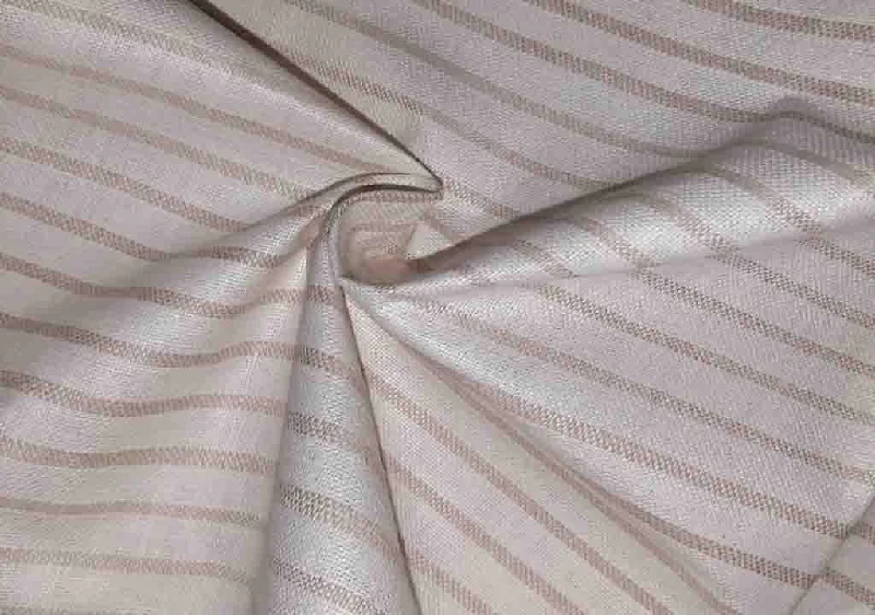 White Brown Stripes Cotton Fabric Satin unclassified dresses