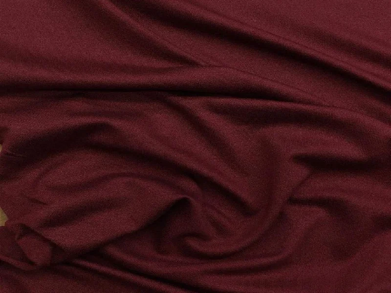 Burgundy Modal Cotton Fabric Monochrome unclassified dresses