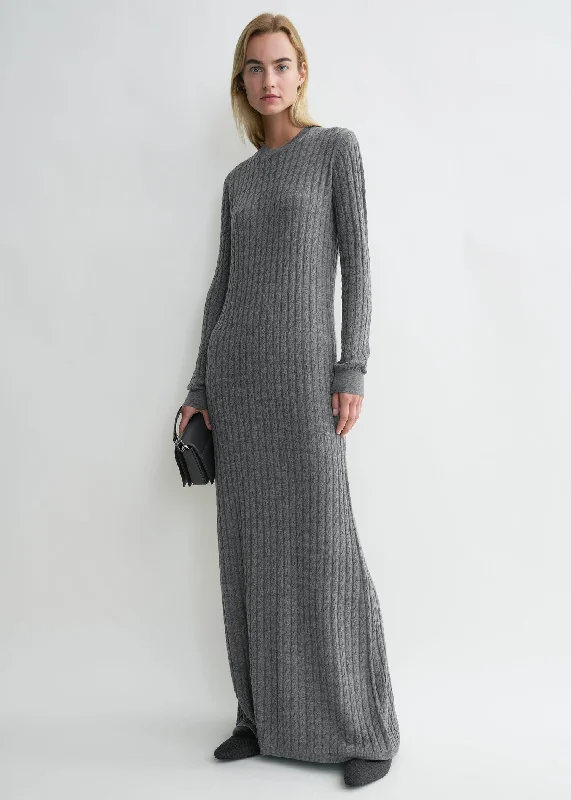 Cable knit dress grey melange Graduation unclassified dresses