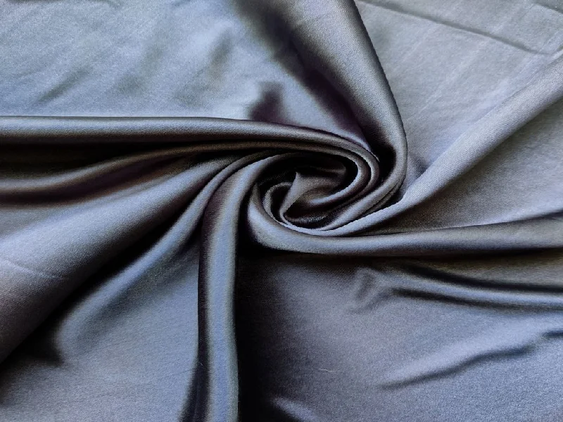 Charcoal Gray Plain Japanese Satin Fabric Velvet unclassified dresses