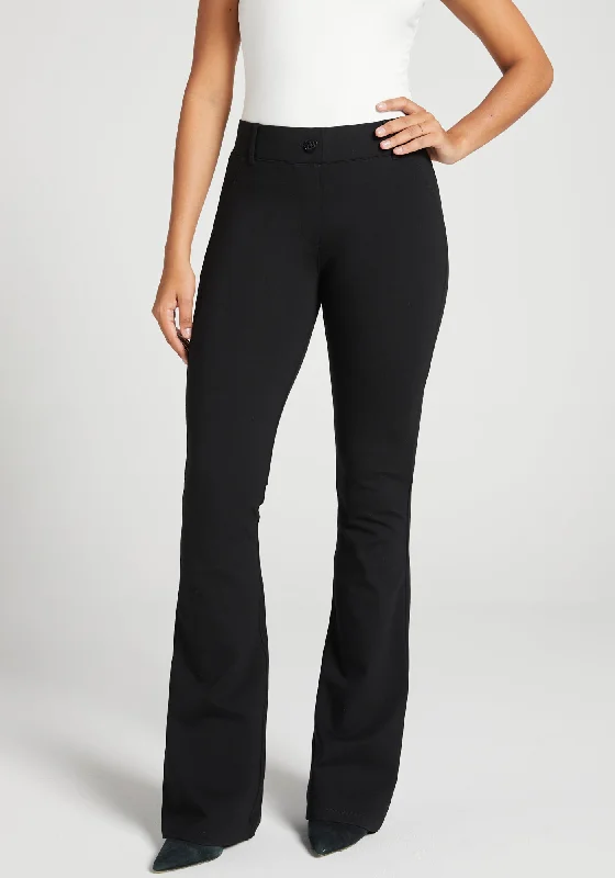 Classic Dress Pant Yoga Pant | Bootcut (Black) Denim unclassified dresses