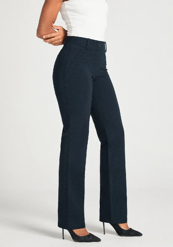 Classic Dress Pant Yoga Pant | Straight (Navy) Plus size unclassified dresses