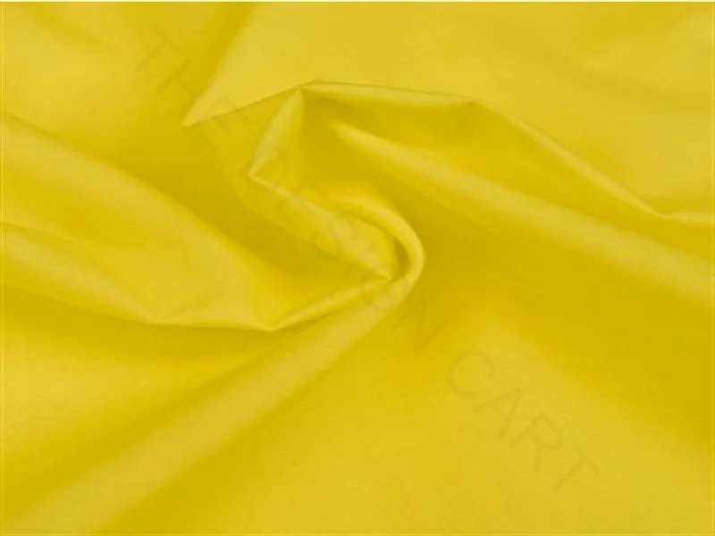 Bright Yellow Tabinet Cotton Fabric Earthy tone unclassified dresses