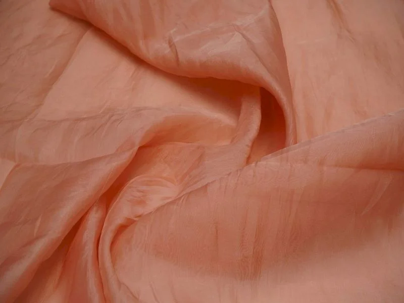 Dusty Rose Pink Plain Viscose Organza Fabric Boho unclassified dresses