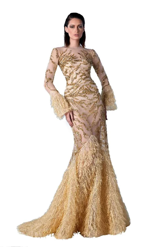 Edward Arsouni Couture FW0446 Dress Long sleeve unclassified dresses