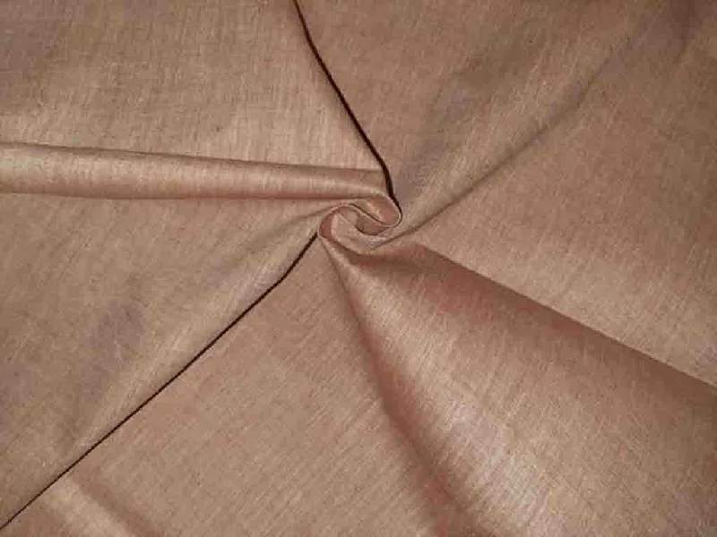 Brown Plain Textured Handloom Cotton Fabric Beach unclassified dresses