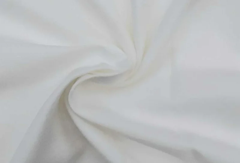 White Plain  winter friendly Cotton 4 Ply Fabric Wrap unclassified dresses