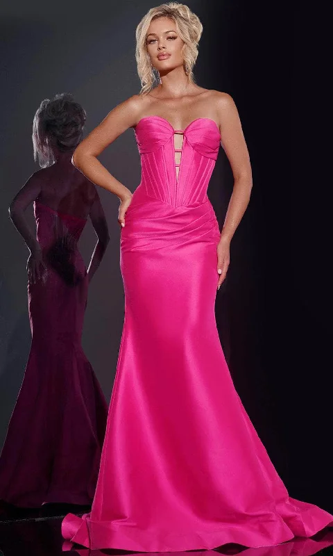 Jovani 43350 - Sweetheart Plunge Prom Dress Dark color unclassified dresses