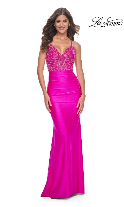 La Femme 32324 Formal Prom Dress Knitted unclassified dresses