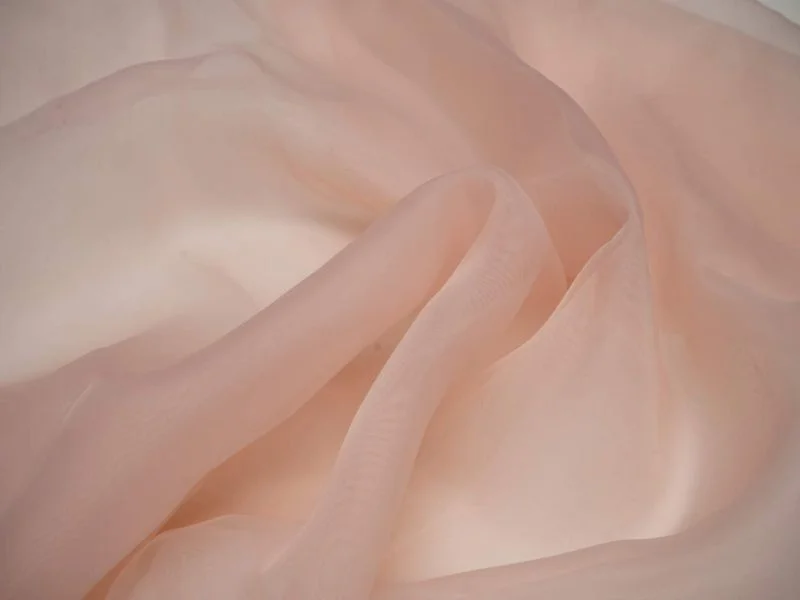 Light Pink Plain Viscose Organza Fabric Gothic unclassified dresses