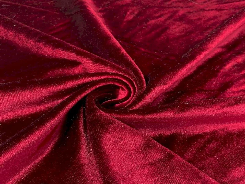 Maroon Plain Micro Viscose Velvet Fabric Stylish unclassified dresses