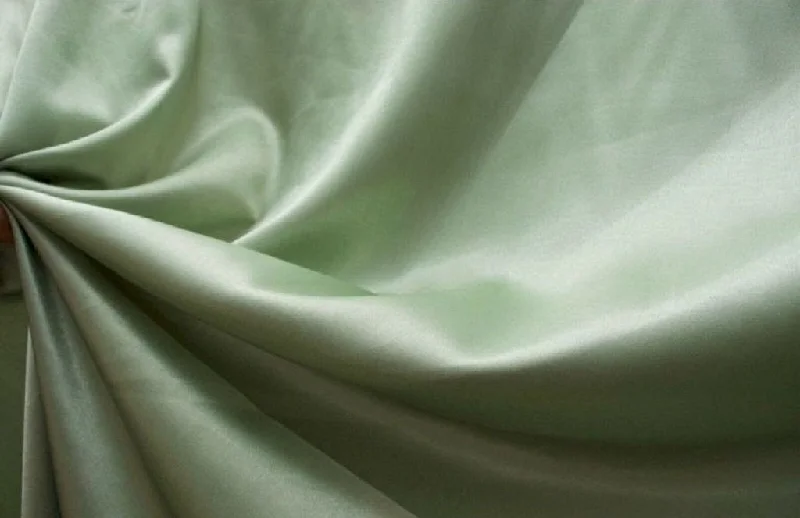 Olive Green Plain Crepe Satin Fabric Breathable unclassified dresses