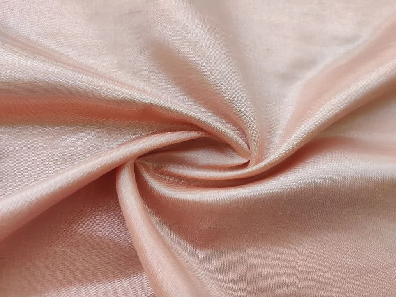 Peach Plain Rose Silk Fabric Women's unclassified dresses