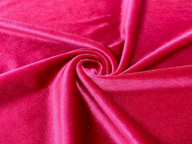 Pink Plain Viscose Micro Velvet Fabric Metallic unclassified dresses