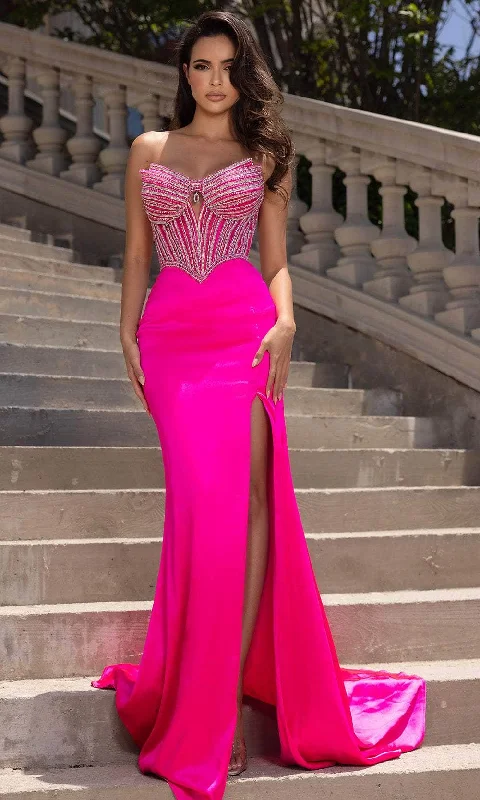 Portia and Scarlett PS25187 - Scoop Cutout Bodice Prom Dress Luxury unclassified dresses