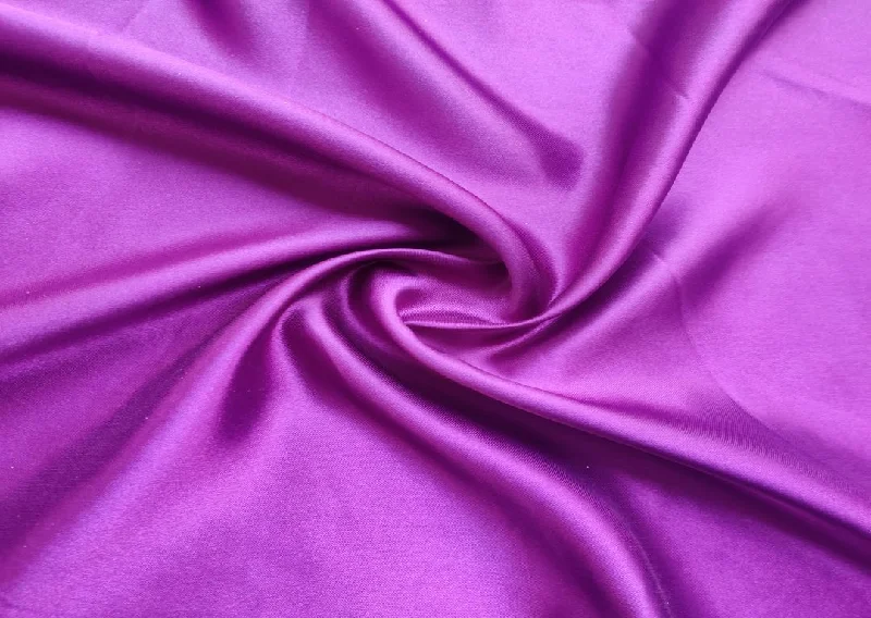 Purple Plain Japanese Satin Fabric Bold pattern unclassified dresses