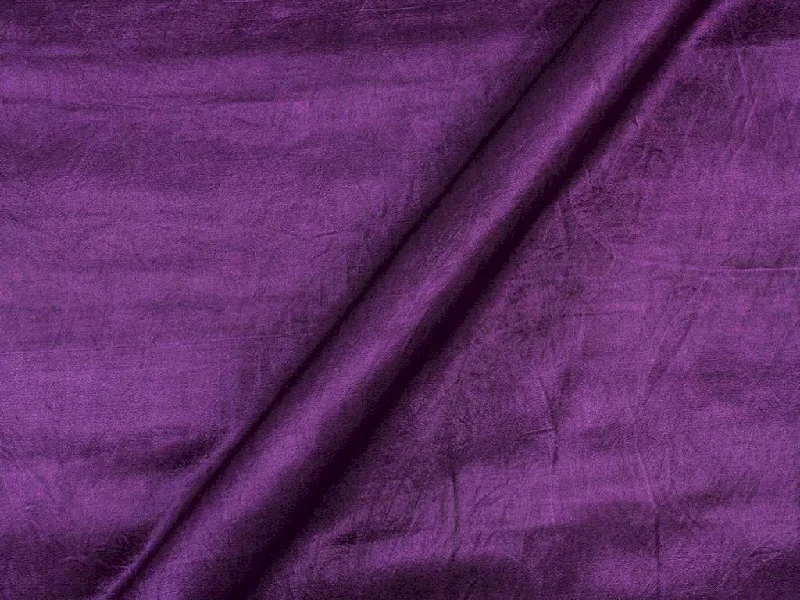 Purple Plain Gaji Silk Fabric Long unclassified dresses