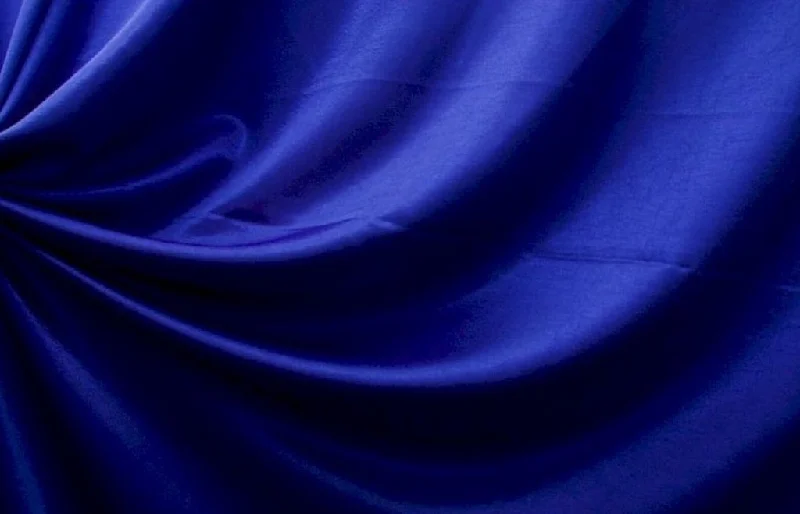 Royal Blue Plain Crepe Satin Fabric Chiffon unclassified dresses