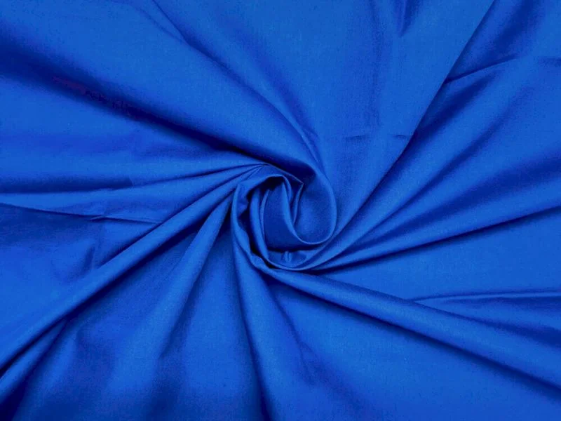 Royal Blue Plain Pure Cotton Poplin Fabric Graduation unclassified dresses