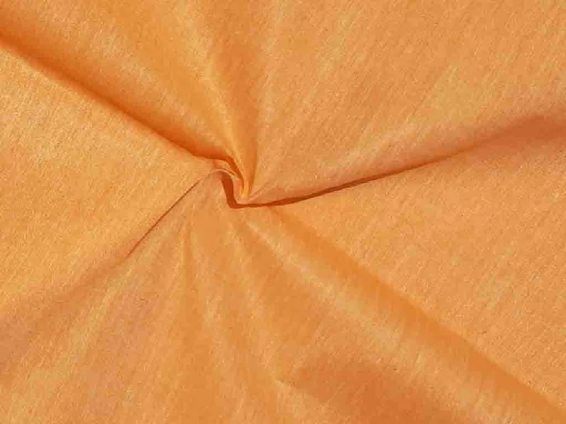 Saffron Orange Plain Cotton Fabric Elegant evening unclassified dresses