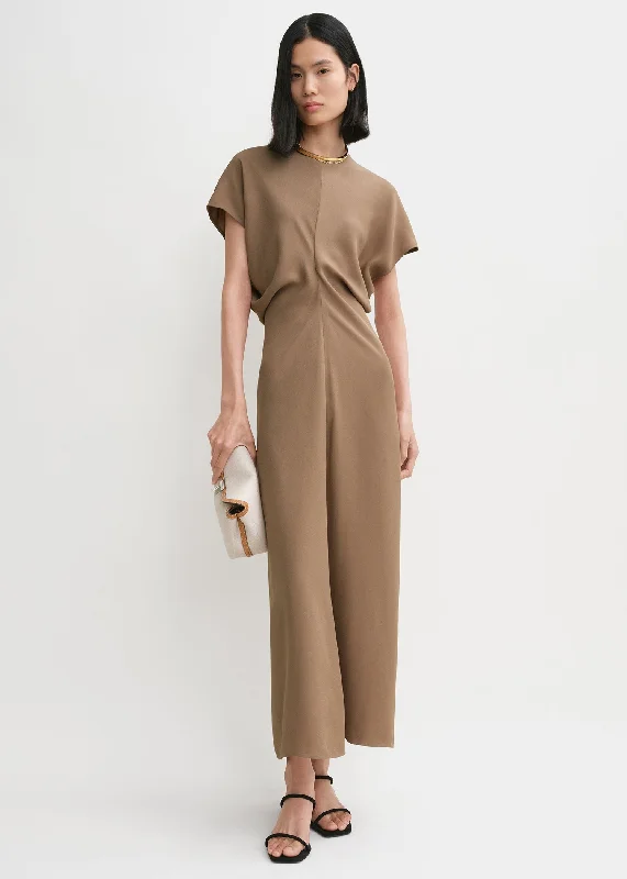 Slouch waist dress camel Discounted unclassified dresses