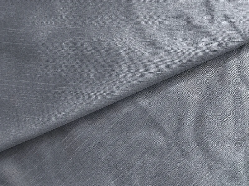 Steel Gray Plain Bangalore Raw Silk Fabric Party unclassified dresses