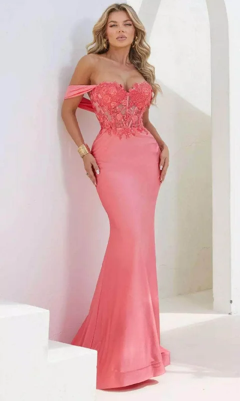 Terani Couture 241P2250 - Sweetheart Appliqued Prom Dress Cocktail unclassified dresses