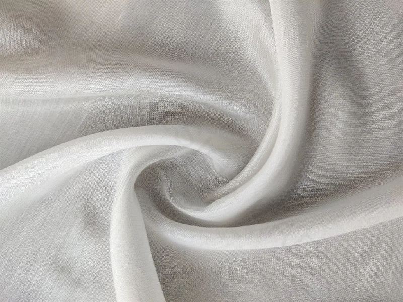 White Plain Dyeable Sana Silk Fabric Long unclassified dresses