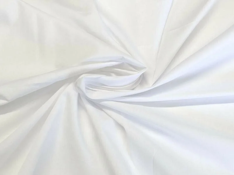 White Plain Pure Cotton Poplin Fabric Fashionable unclassified dresses