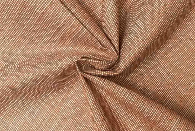 Brown Textured 4 Ply Yarn Dyed WINTER FRIENDLY Cotton Fabric Silk unclassified dresses