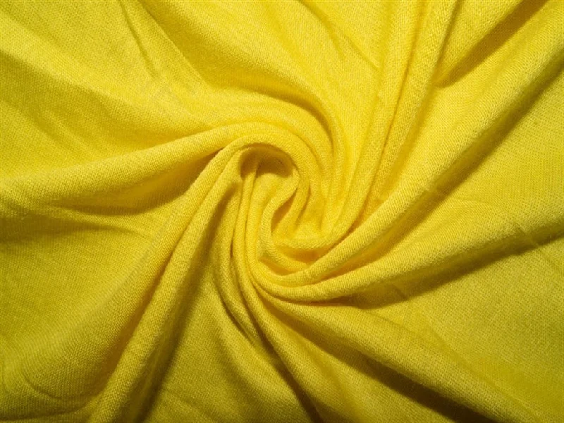 Yellow Modal Cotton Fabric Bright color unclassified dresses