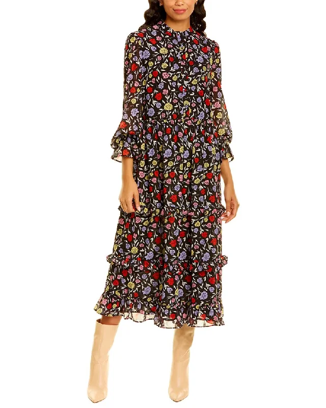 Olivia Rubin Florence Tiered Midi Dress Elegant Midi Look